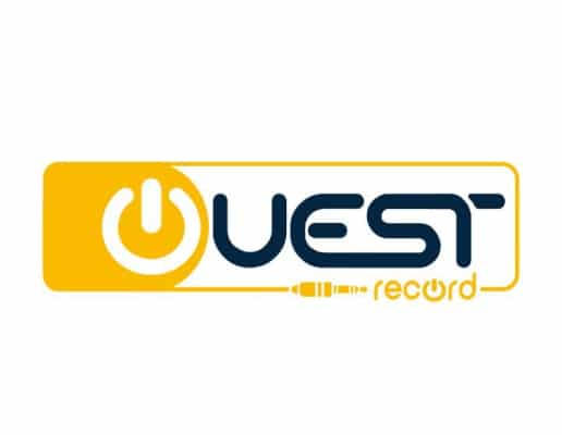 logo ouest record club crée par creagrafik.com le graphiste qu'il vous faut !